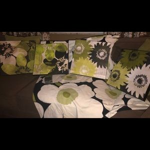 Bathroom Shower Curtain and Matching Artwork